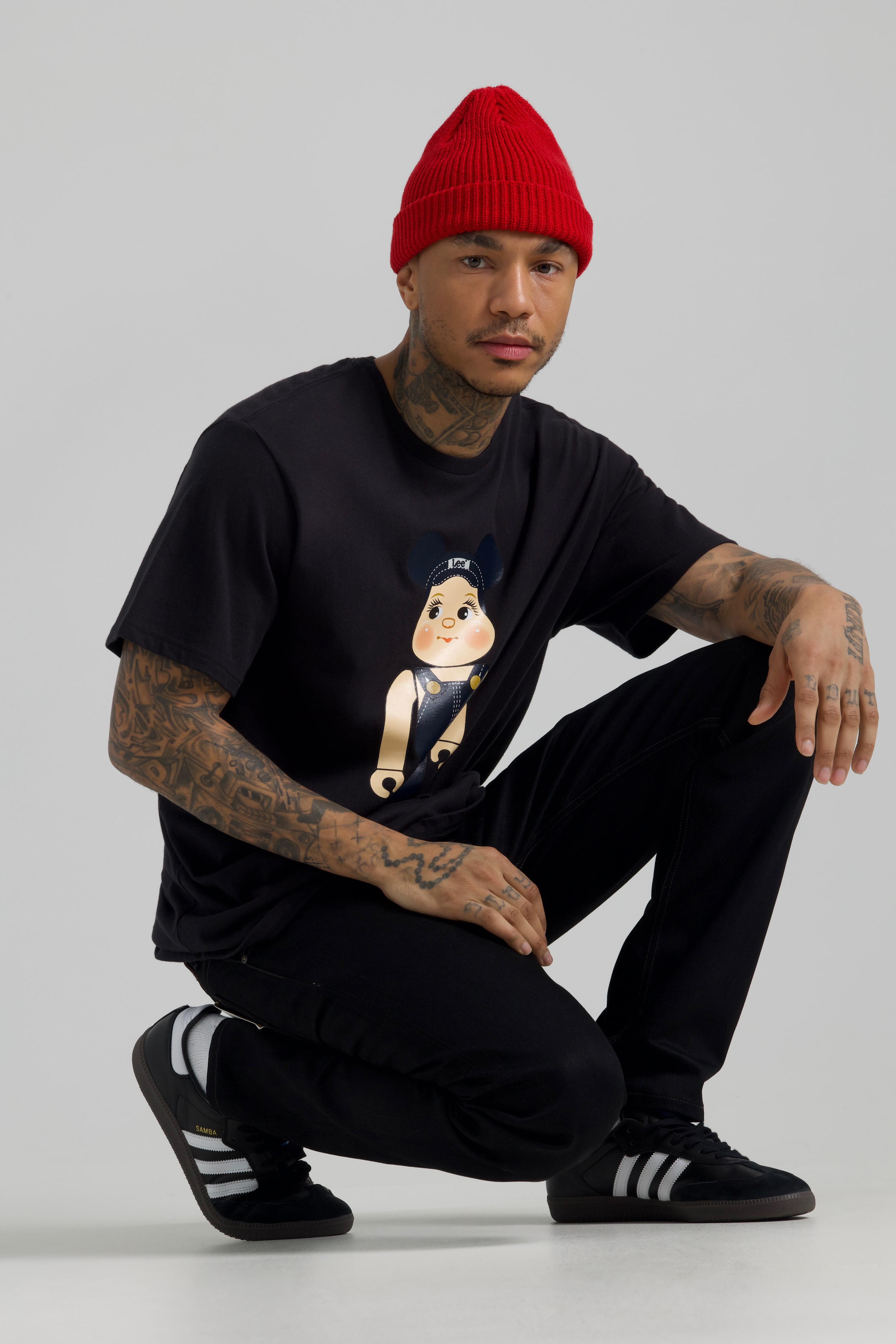LEE x BEARBRICK BUDDY LEE 圖案 TEE | LEE